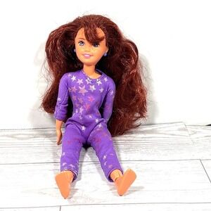 Vintage 1995 Whitney Gymnast Barbie Doll Redhead Freckles Excellent